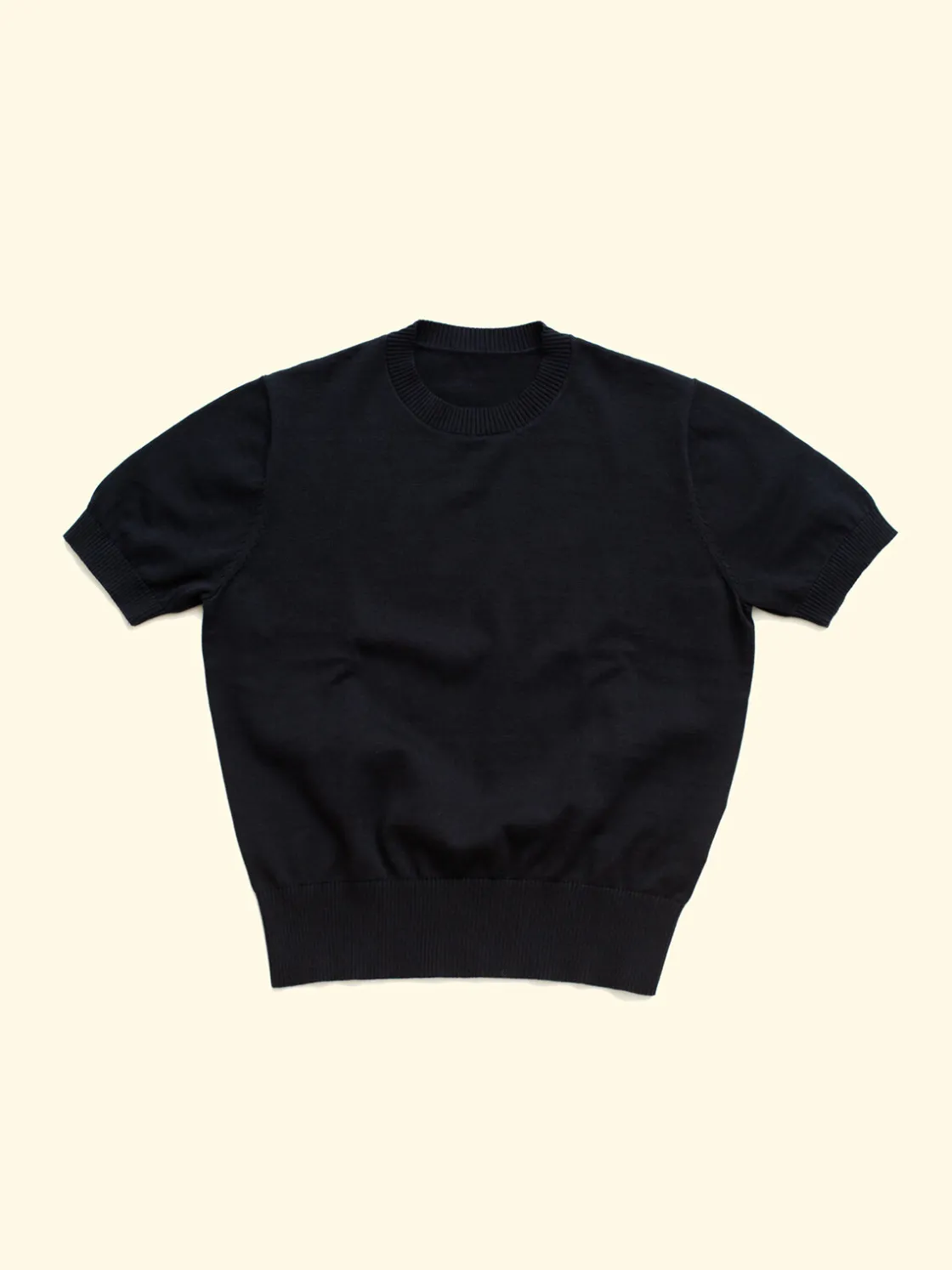 Outlet The Anthology Knitted T-Shirt - Navy