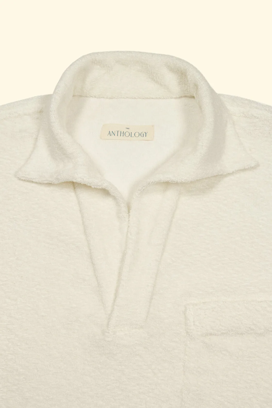 New The Anthology Terry Popover - Cloud White